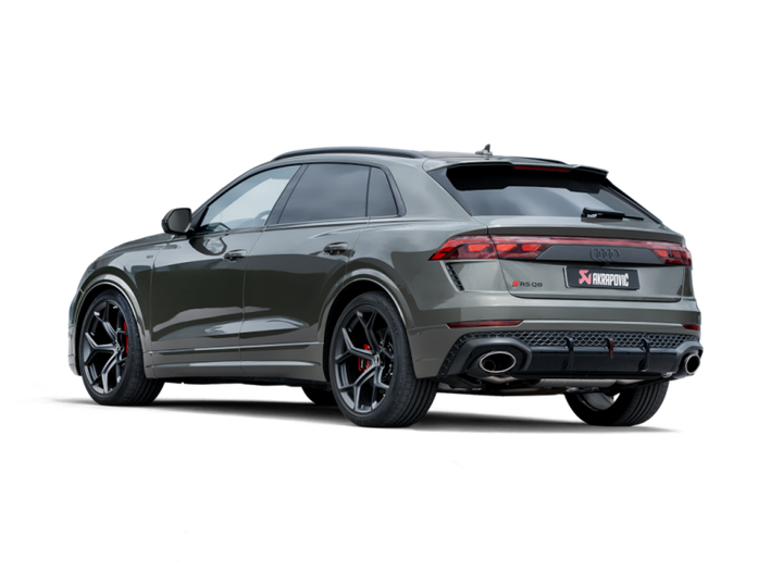 Akrapovic 2025 Audi RSQ8 Evolution Race Line Exhaust System Titanium (link pipe CO-AU/T/5 required) - Bull Strap