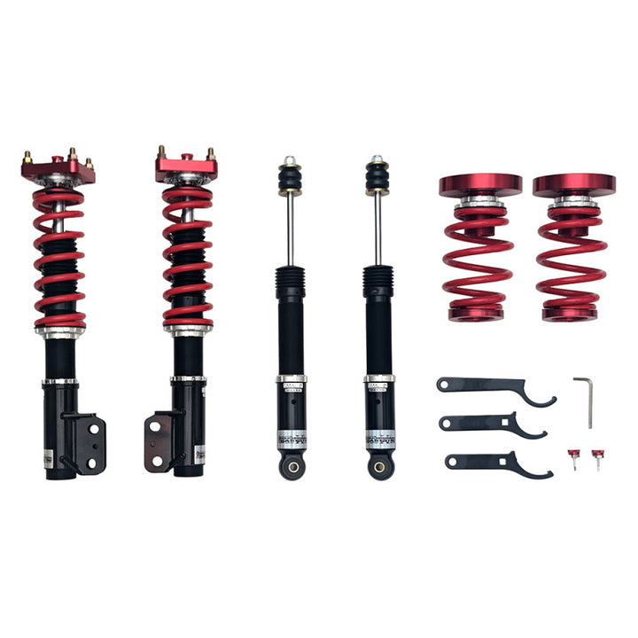 Pedders 94-04 Ford Mustang SN95 Extreme Xa Coilover Kit - Bull Strap