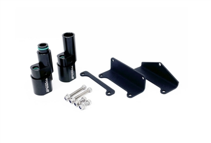 Torque Solution Billet Dual Pass Flex Fuel Sensor Bracket - Bull Strap