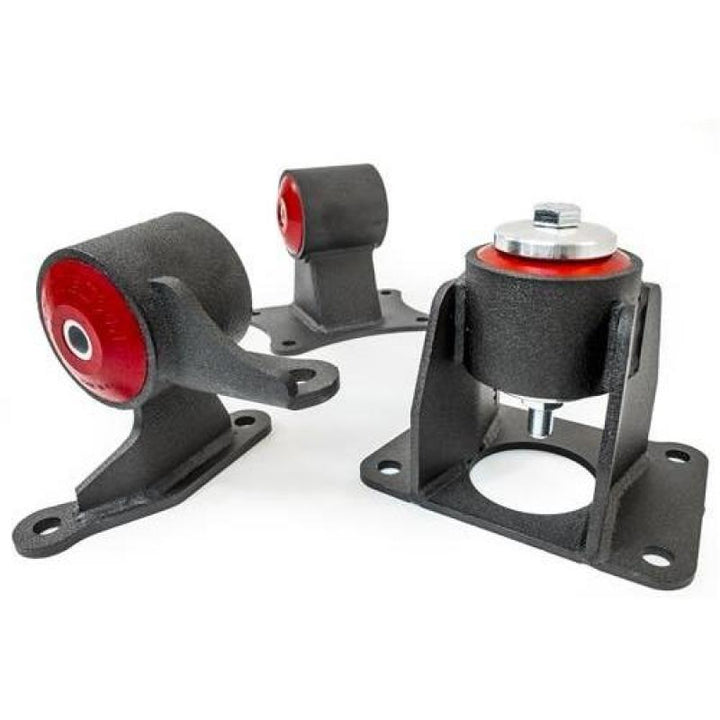 Innovative 2003 Acura CL J-Series Black Steel Mounts 75A Bushings - Bull Strap