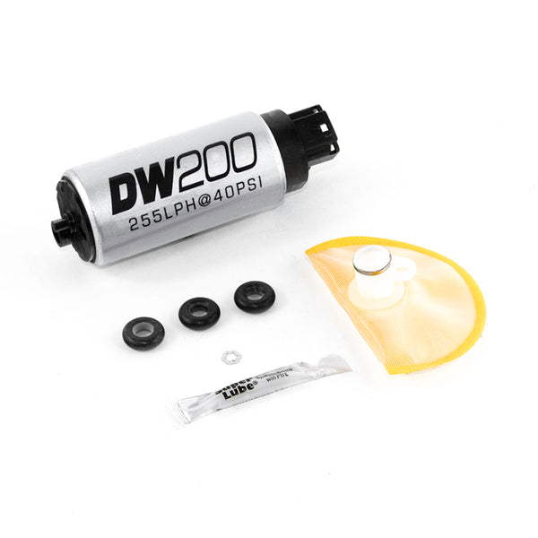 DeatschWerks 255 LPH In-Tank Fuel Pump w/ 10+ Legacy GT/03-08 G35/350Z Set Up Kit - Bull Strap