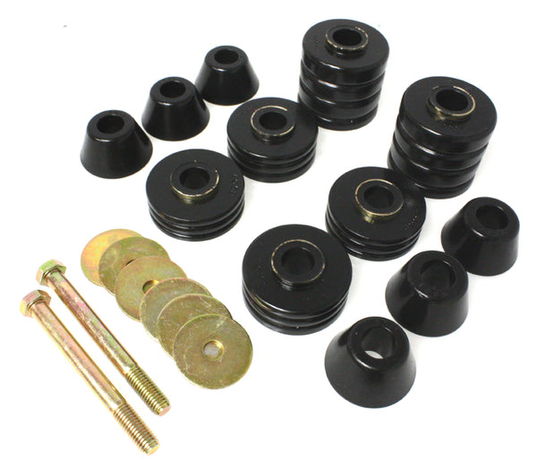Energy Suspension 73-80 GM C2500/C3500/K1500/K20/K30 Body(cab) Mount Set - Bull Strap