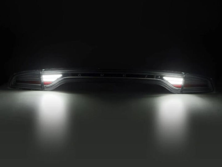 AlphaRex 15-23 Dodge Charger NOVA-Series Prismatic LED Tail Lights Black - Bull Strap