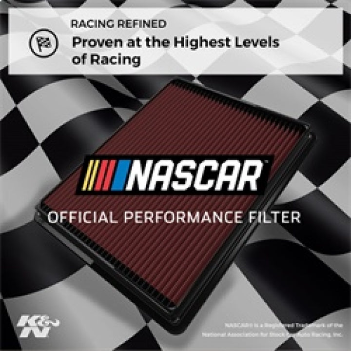 K&N 17-18 Hyundai Santa Fe Sport L4-2.4L F/I Drop In Air Filter - Bull Strap