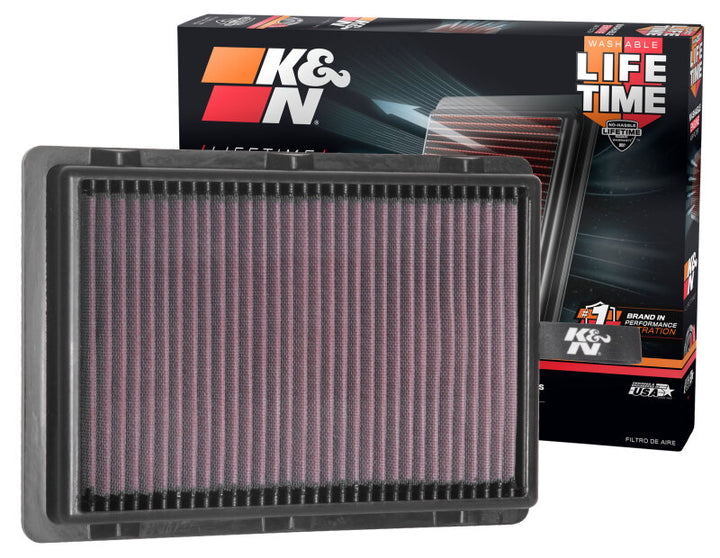 K&N 2016 Hyundai Tucson L4-2.0L F/I Replacement Drop In Air Filter - Bull Strap