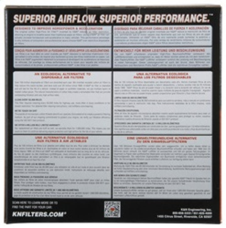 K&N 69-74 Toyota Land Cruiser Drop In Air Filter - Bull Strap
