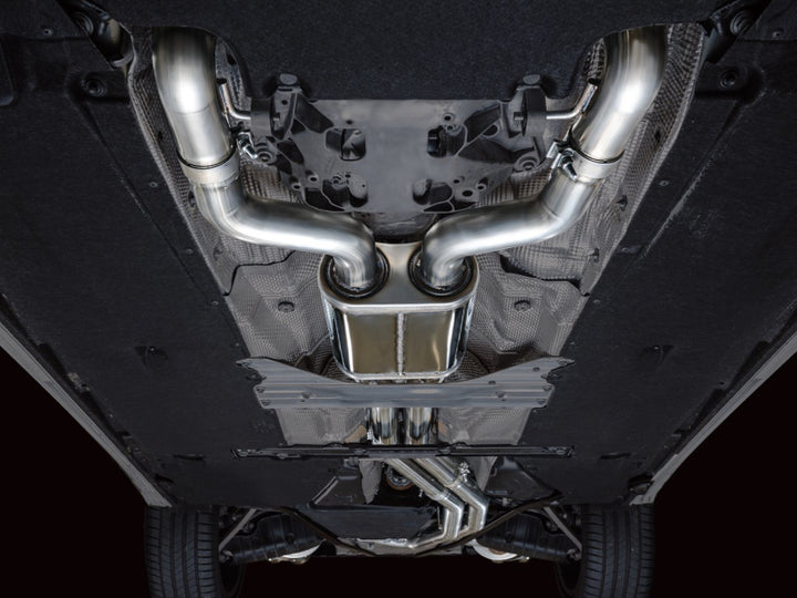 AWE Tuning 19-23 Audi C8 S6/S7 2.9T V6 AWD Track Edition Exhaust - Diamond Black Tips - Bull Strap