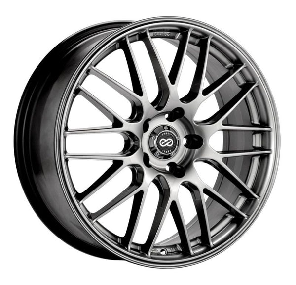 Enkei EKM3 442 18x8 5x114.3 40mm offset Hyper Silver Wheel - Bull Strap