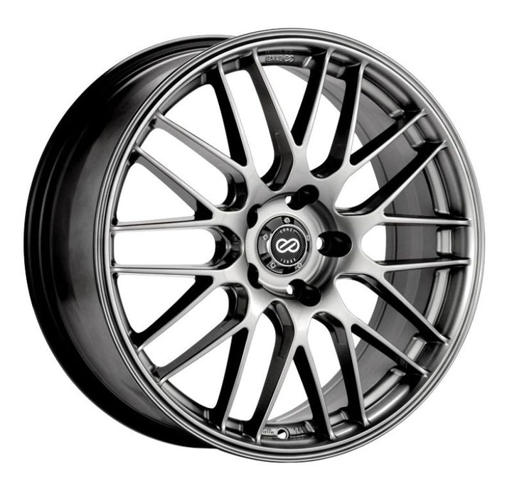 Enkei EKM3 442 18x8 5x114.3 40mm offset Hyper Silver Wheel - Bull Strap