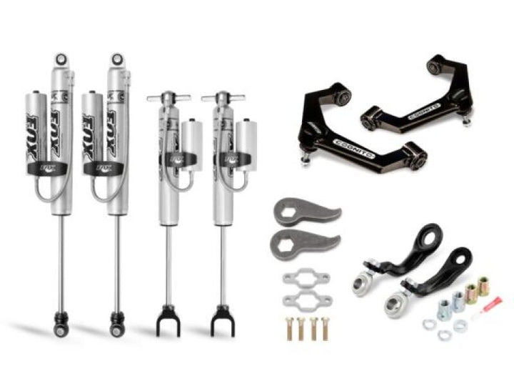 Cognito 11-19 Chevy/GMC Silv/Sierra 2500/3500 HD 2WD/4WD 3in Premier Leveling Kit w/ Fox PSRR 2.0 - Bull Strap