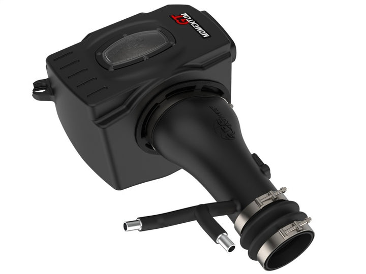 aFe Momentum GT Pro DRY S Cold Air Intake System 17-18 Nissan Titan V8 5.6L - Bull Strap
