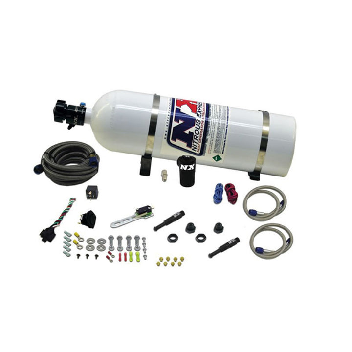 Nitrous Express NXD Super Stacker Nitrous Kit w/Lightning 375 Solenoid - Bull Strap