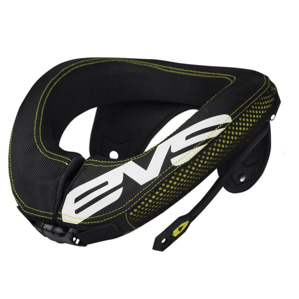 EVS R3 Race Collar Black/Hivis -Youth - Bull Strap