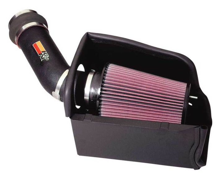 K&N 94-97 Ford F-Series Super Duty V8-7.3L Performance Intake Kit - Bull Strap