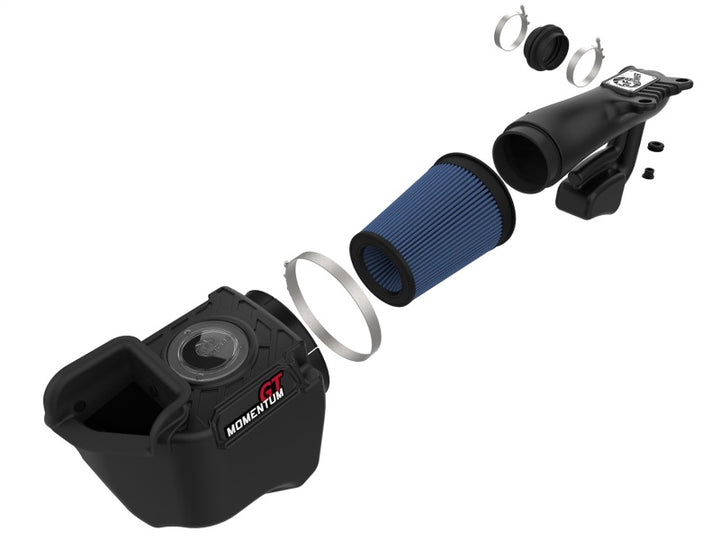aFe Momentum GT Pro 5R Cold Air Intake System 12-18 Jeep Wrangler JK V6 3.6L - Bull Strap