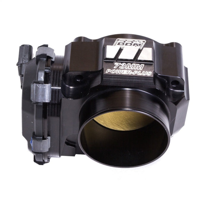 BBK 17-20 Ford F150 Raptor 3.5L EcoBoost 73mm Black Series Billet Throttle Body (CARB EO 17-19 Only) - Bull Strap