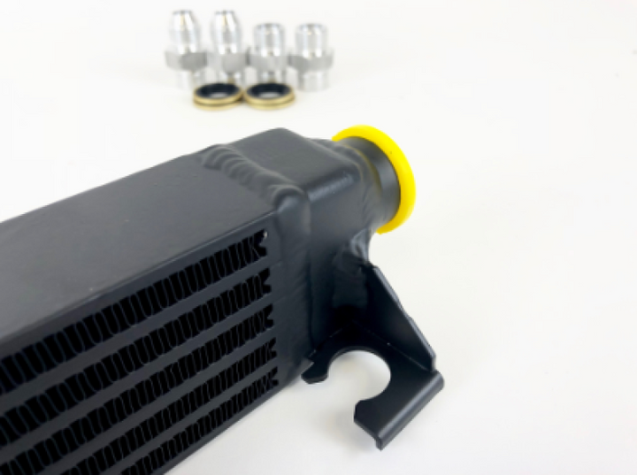 CSF 82-94 BMW 3 Series (E30) High Performance Oil Cooler w/-10AN Male & OEM Fittings - Bull Strap