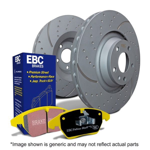 EBC S5 Brake Pad and Rotor Kit - Bull Strap