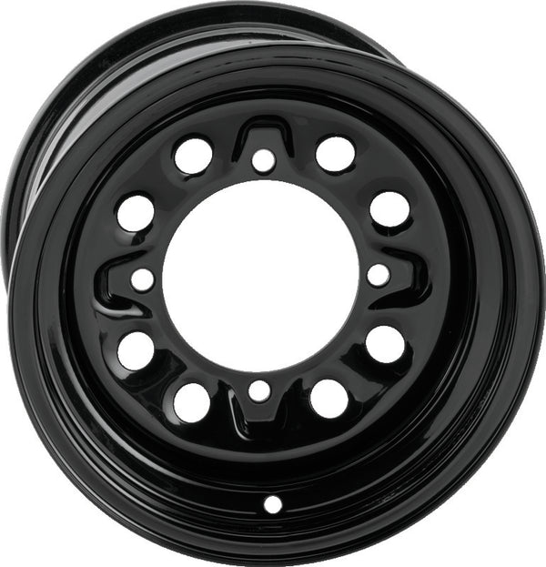 QuadBoss Steely Wheel 12X7 - 4+3 - 4/156 - Bull Strap