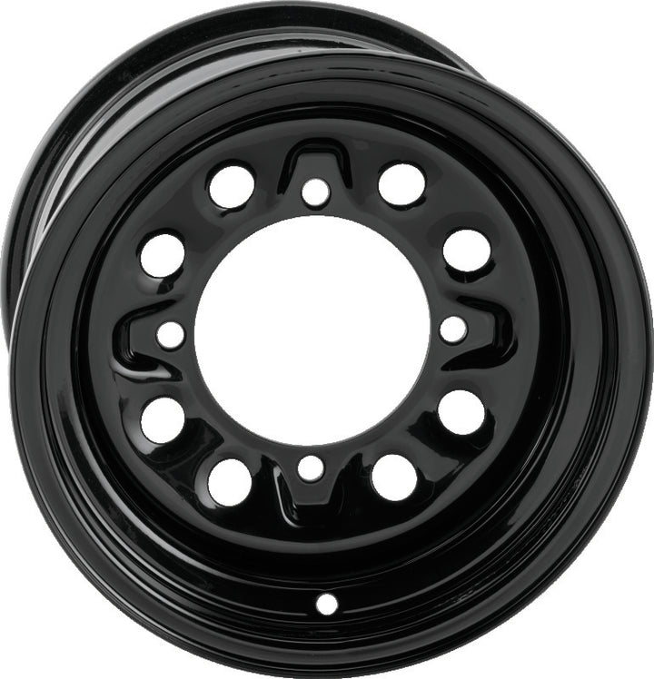 QuadBoss Steely Wheel 12X7 - 4+3 - 4/156 - Bull Strap