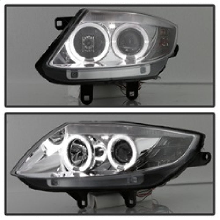 Spyder BMW Z4 03-08 Projector Headlights Halogen Model Only - LED Halo Black PRO-YD-BMWZ403-HL-BK - Bull Strap