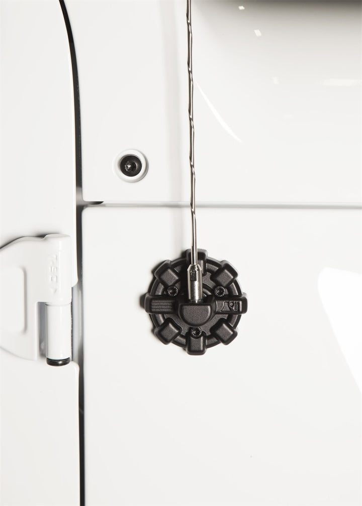 Rugged Ridge Elite Antenna Base Black 07-20 Jeep JK/JL/JT - Bull Strap