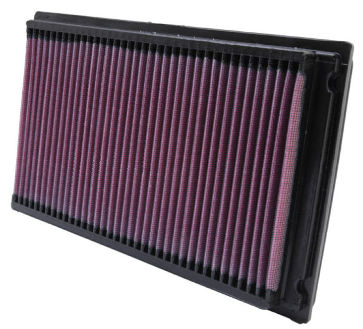K&N 88-08 Nissan 1.8L / 87-05 Nissan/Infiniti 3.0L / 00-09 3.5LDrop In Air Filter - Bull Strap