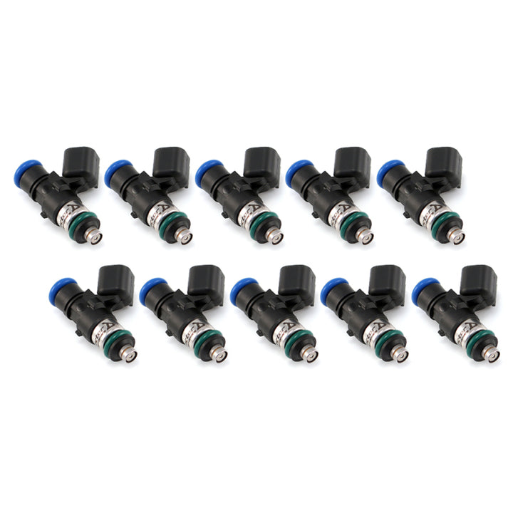 Injector Dynamics 2600-XDS Injectors - 34mm Length - 14mm Top - 14mm Lower O-Ring (Set of 10) - Bull Strap