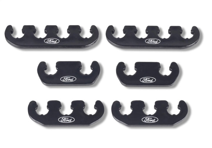 Ford Racing Wire Dividers 4 to 3 to 2 - Black w/ White Ford Logo - Bull Strap