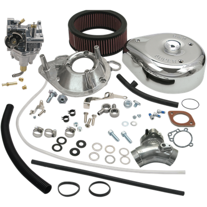 S&S Cycle 99-05 BT Models Super E Carburetor Kit - Bull Strap
