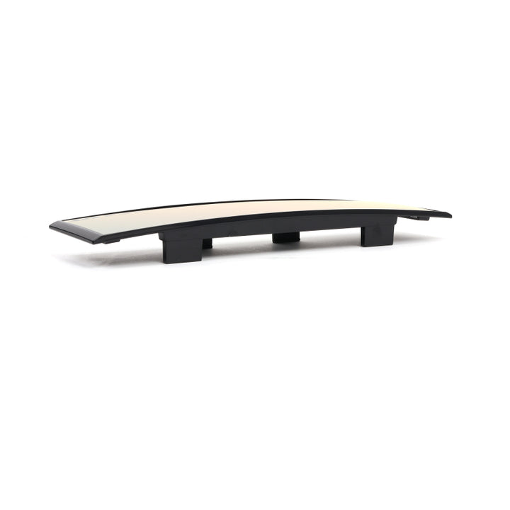 BLOX Racing 290mm Convex Mirror Black Frame Blue Tint - Bull Strap