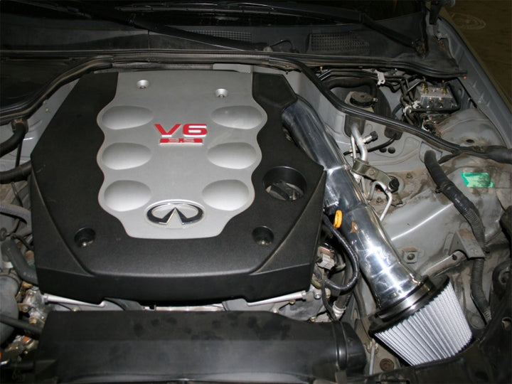 aFe Takeda Intakes Stage-2 PDS AIS PDS Nissan 350Z 03-06: Infiniti G35 03.5-06 V6-3.5L (blk) - Bull Strap