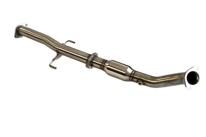 Invidia 2022+ Toyota GR Corolla Front Pipe w/ High Flow Cat - Bull Strap
