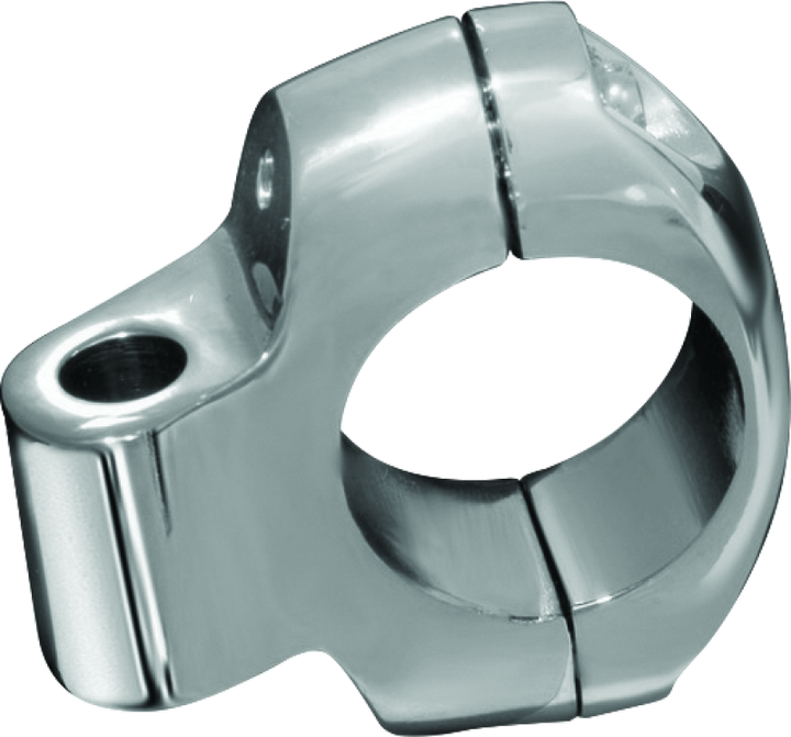 Kuryakyn Drink Holder Replacement Mount Clamp 1-1/4in Bars Chrome - Bull Strap