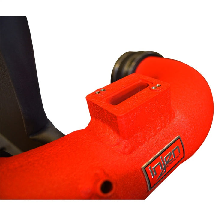 Injen 16-18 BMW 330i B48 2.0L (t) Wrinkle Red Cold Air Intake - Bull Strap