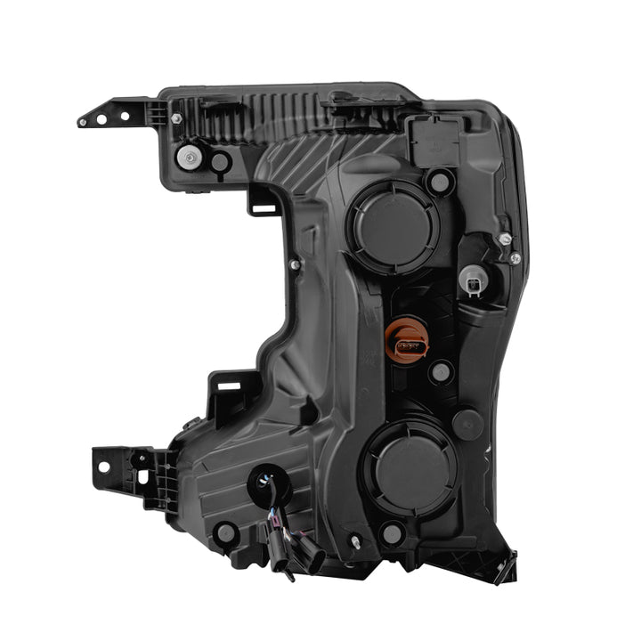 AlphaRex 20-22 Ford F150 Pro-Series Projector Headlights Black w/ Activation Light / Seq. Sig. / DRL - Bull Strap