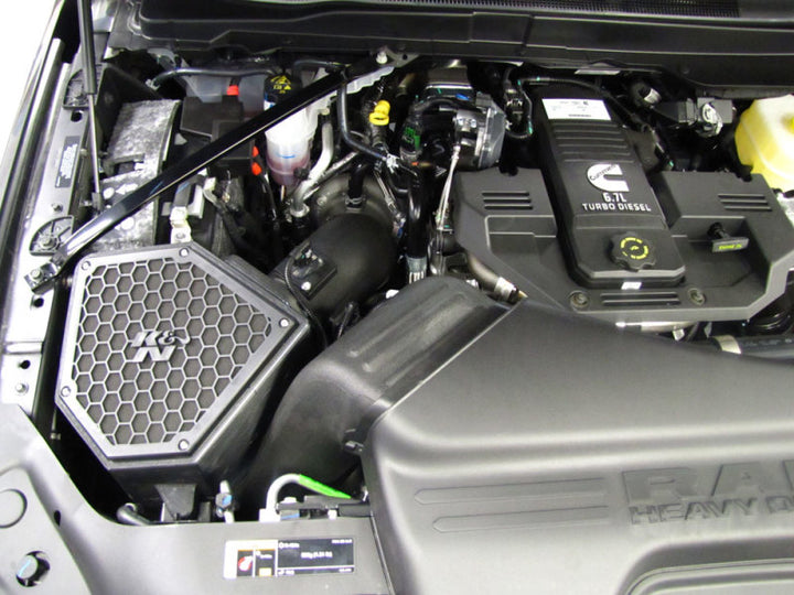 K&N 19-21 Ram 2500/3500 6.7L L6 DSL AirCharger Performance Intake System - Bull Strap