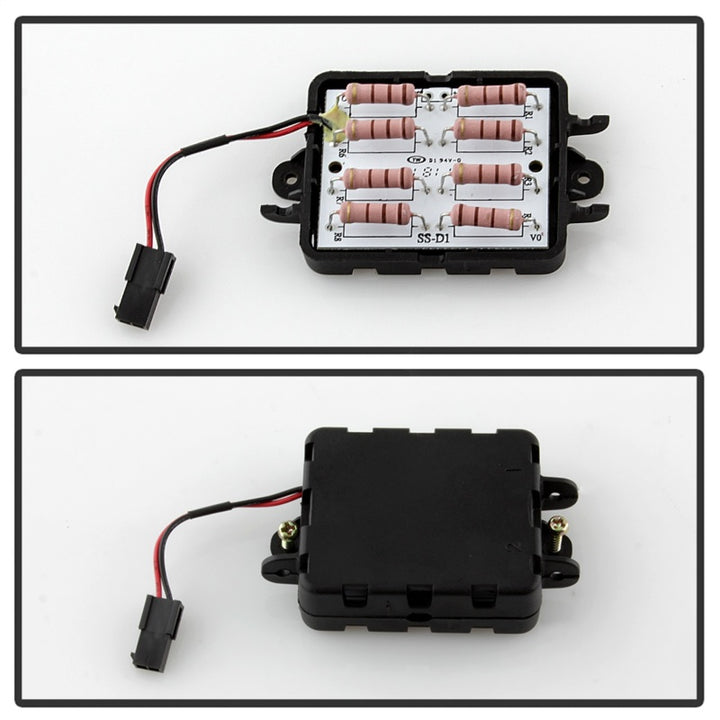 Spyder 04-08 Ford F-150 Projector Tail Lights - Light Bar DRL LED - Black ALT-YD-FF15004V2-LBLED-BK - Bull Strap