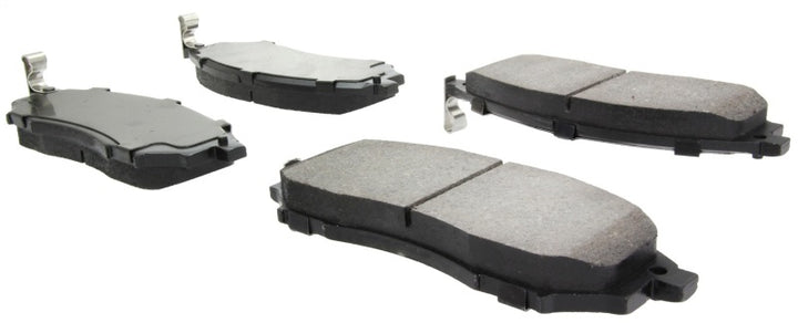 StopTech Performance 06-08 350Z w/ Std Brakes / 06-08 Infiniti G35 Front Brake Pads - Bull Strap