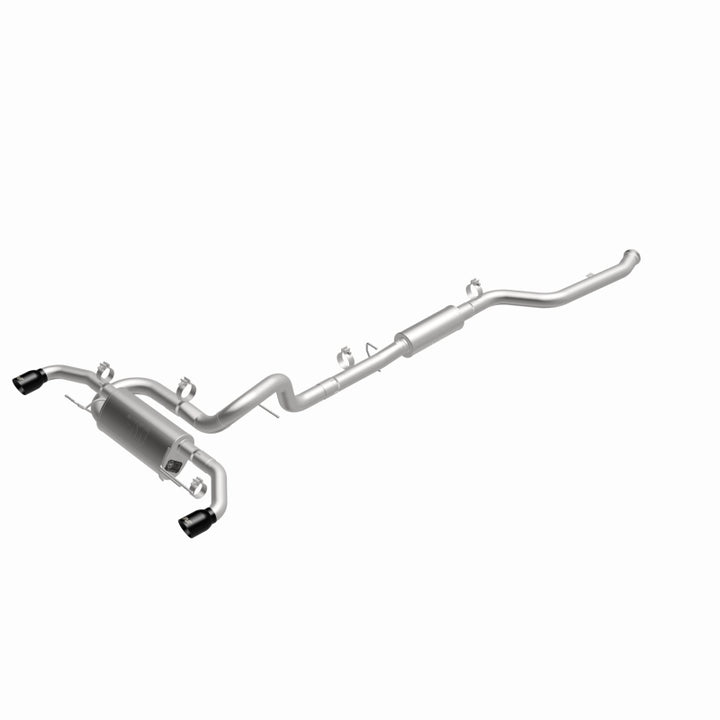MagnaFlow 24-26 Ineos Grenadier Overland Series Black Chrome Cat-Back Performance Exhaust System - Bull Strap