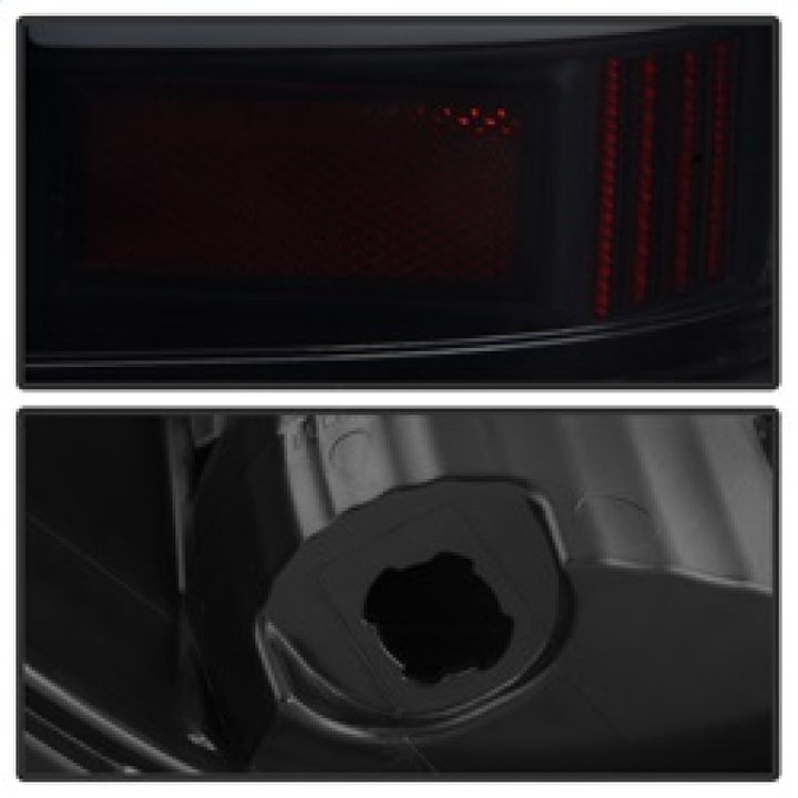 xTune 13-18 Dodge Ram 1500 (LED Model Only) LED Tail Lights - Blk Smk (ALT-ON-DRAM13V2-LBLED-BSM) - Bull Strap