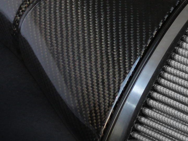 aFe MagnumFORCE Carbon Fiber Air Intake System Stage-2 Pro DRY S 08-13 BMW M3 (E9X) V8 4.0L - Bull Strap