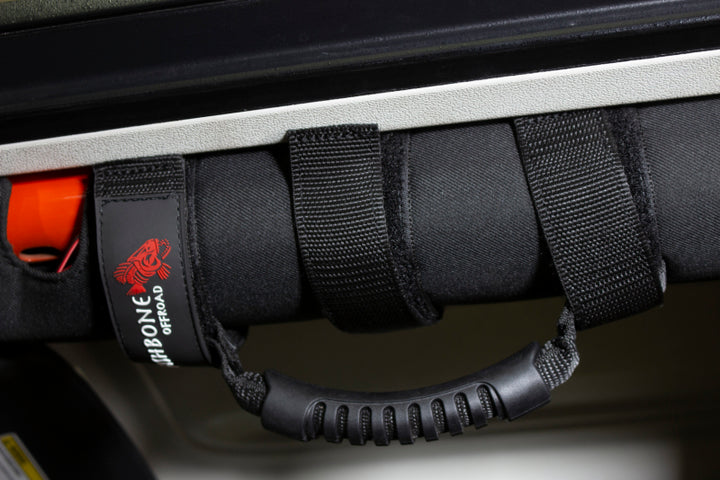 Fishbone Offroad Grab Handles w Three Straps - Bull Strap