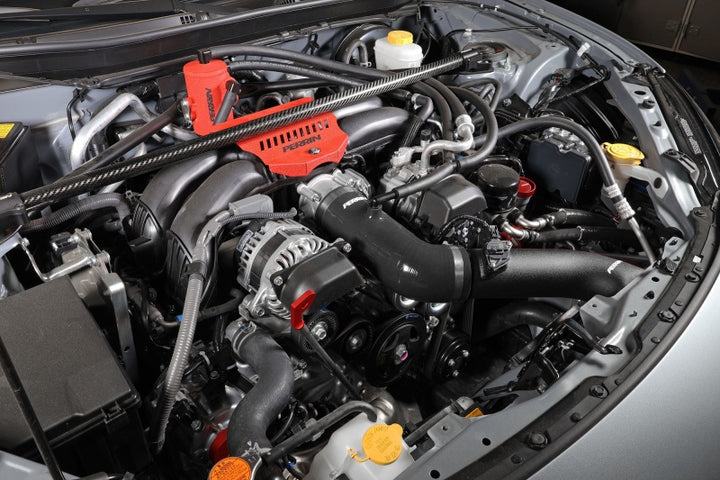 PERRIN 22-25 Subaru BRZ / Toyota GR86 Inlet Hose - Black - Bull Strap