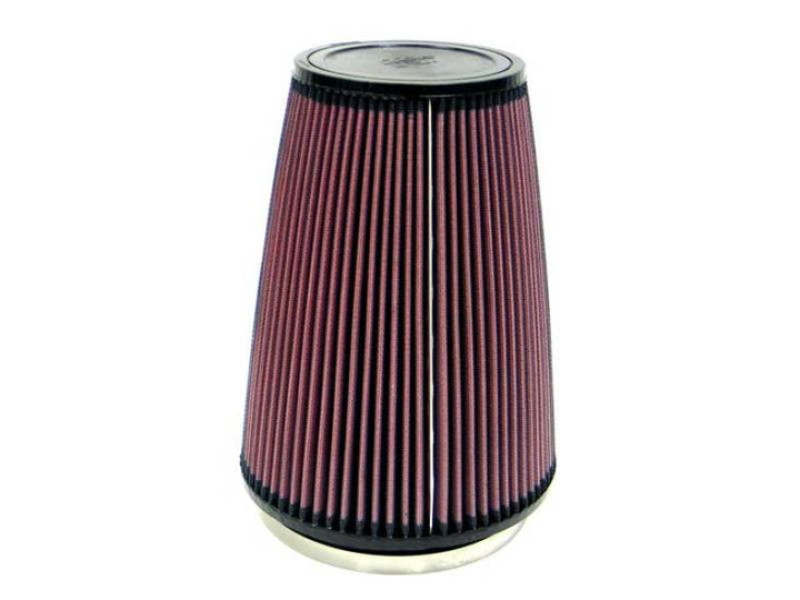 K&N Filter Universal Rubber Filter 6 inch Flange 7.5 inch Base 5 inch Top 10 inch Height - Bull Strap