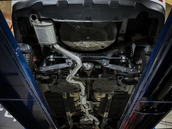 aFe POWER Takeda 2.25 to 2.5in 304SS Cat-Back Exhaust 10-14 Subaru Outback H4-2.5L - Bull Strap