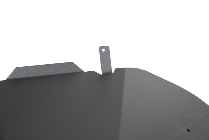 Rugged Ridge Inner Fender Liners Frnt Aluminum Black 18-20 Jeep Wrangler JL - Bull Strap