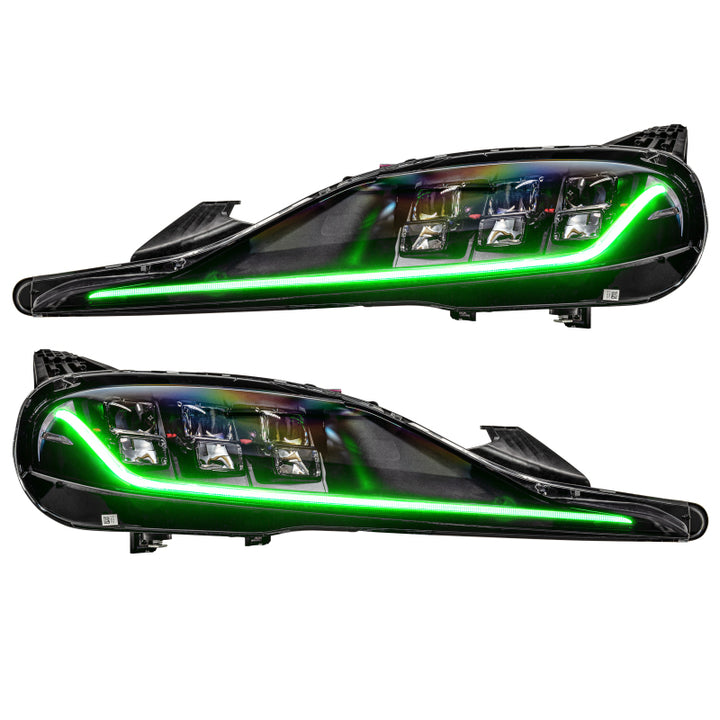 Oracle 20-21 Toyota Supra GR RGB+A Headlight DRL  Kit - ColorSHIFT w/ Simple Controller - Bull Strap