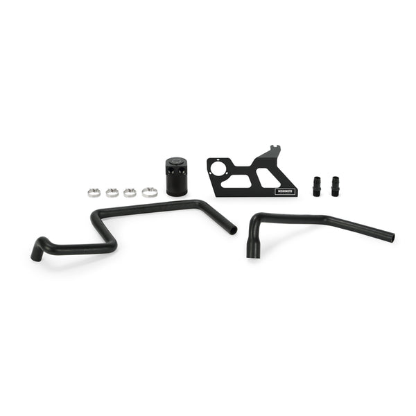Mishimoto 07-11 Jeep Wrangler JK Baffled Oil Catch Can - Black - Bull Strap