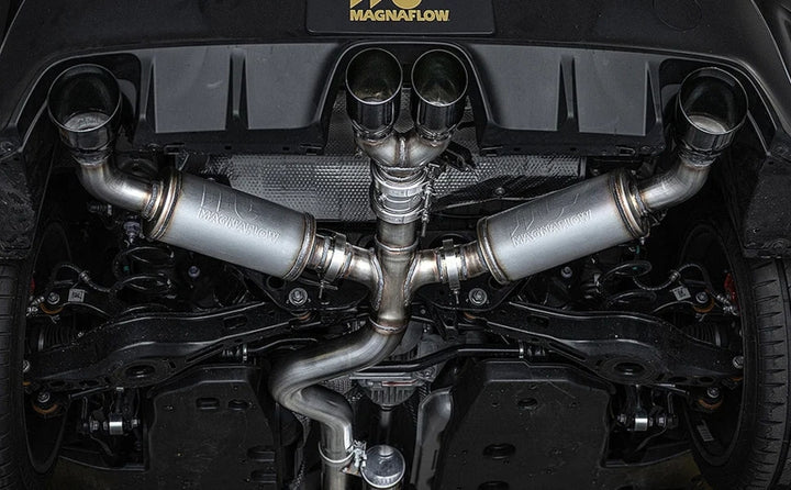 Magnaflow 2023 Toyota GR Corolla NEO Cat-Back Exhaust System - Bull Strap